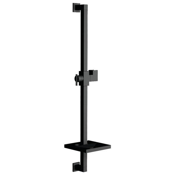 Kingston Brass Shower Slide Bar, Matte Black, Wall Mount KX8260